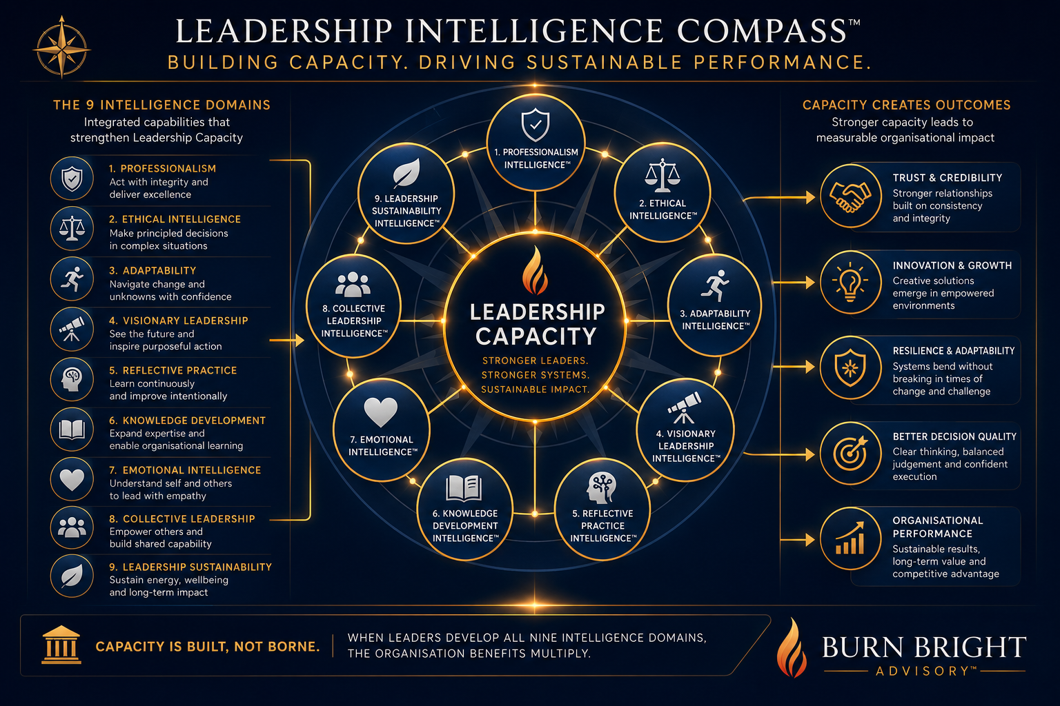 The Leadership Intelligence Compass building organisational capacity