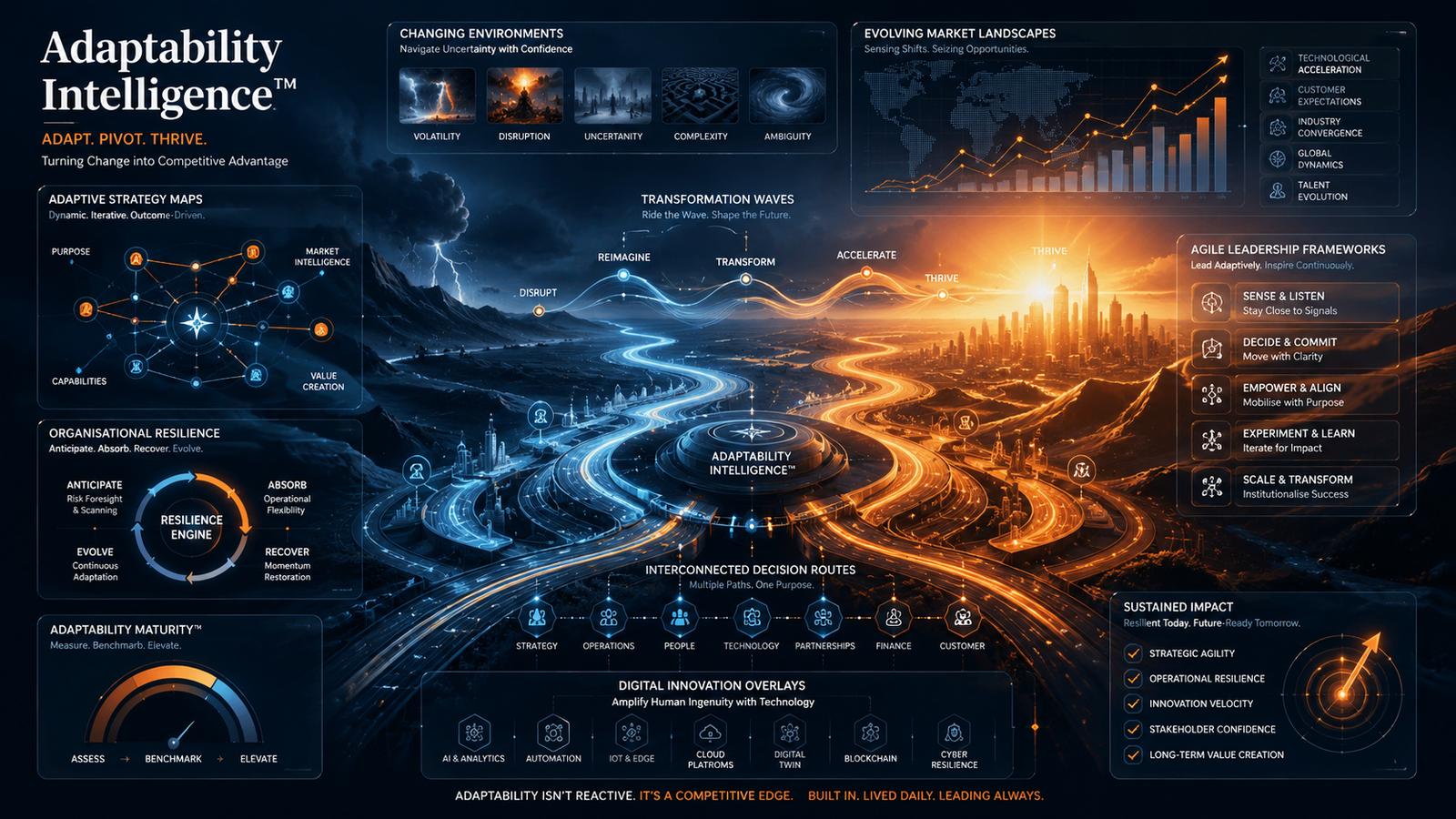 Adaptability Intelligence™ โ navigating uncertainty and managing change without losing directi