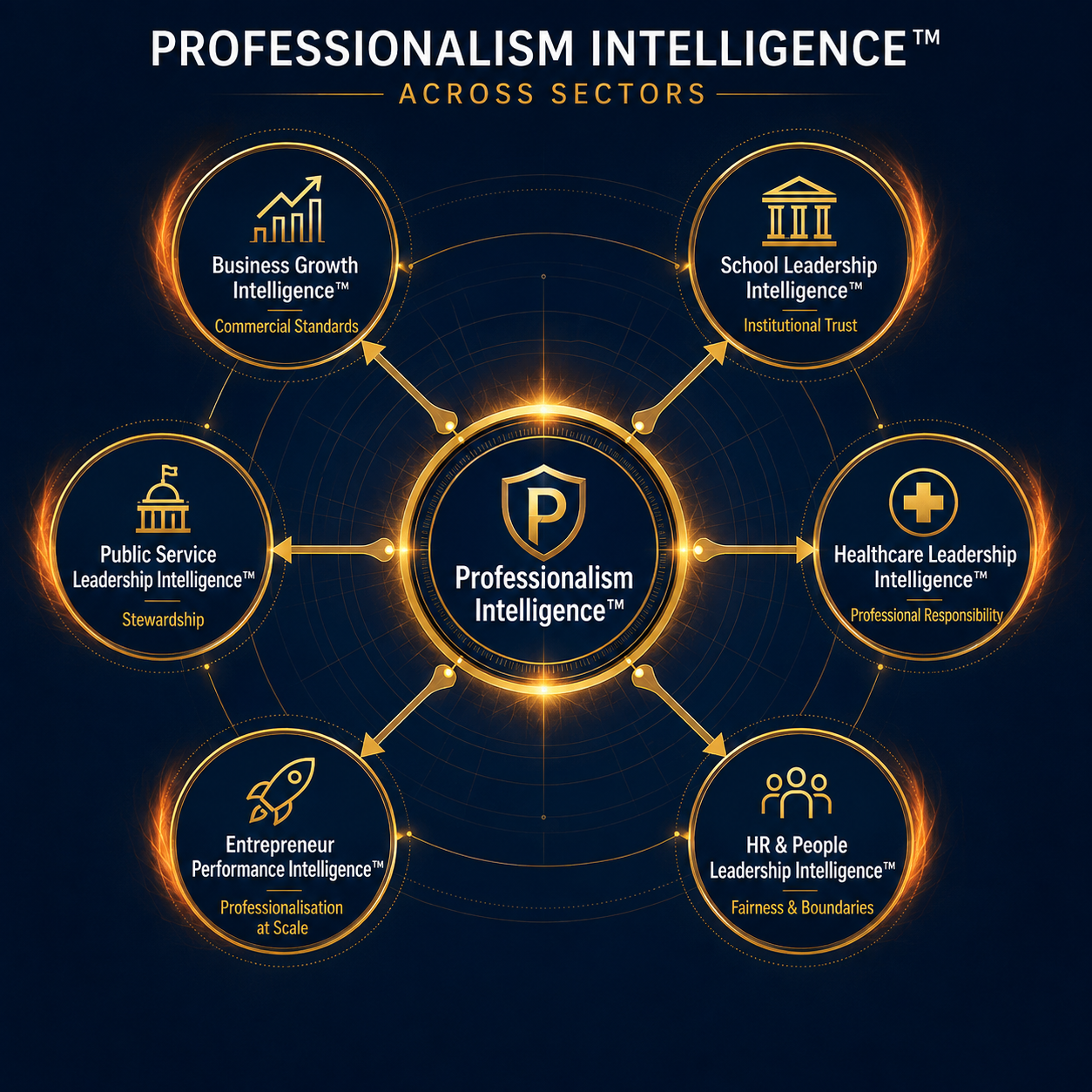Sector applications of Professionalism Intelligence