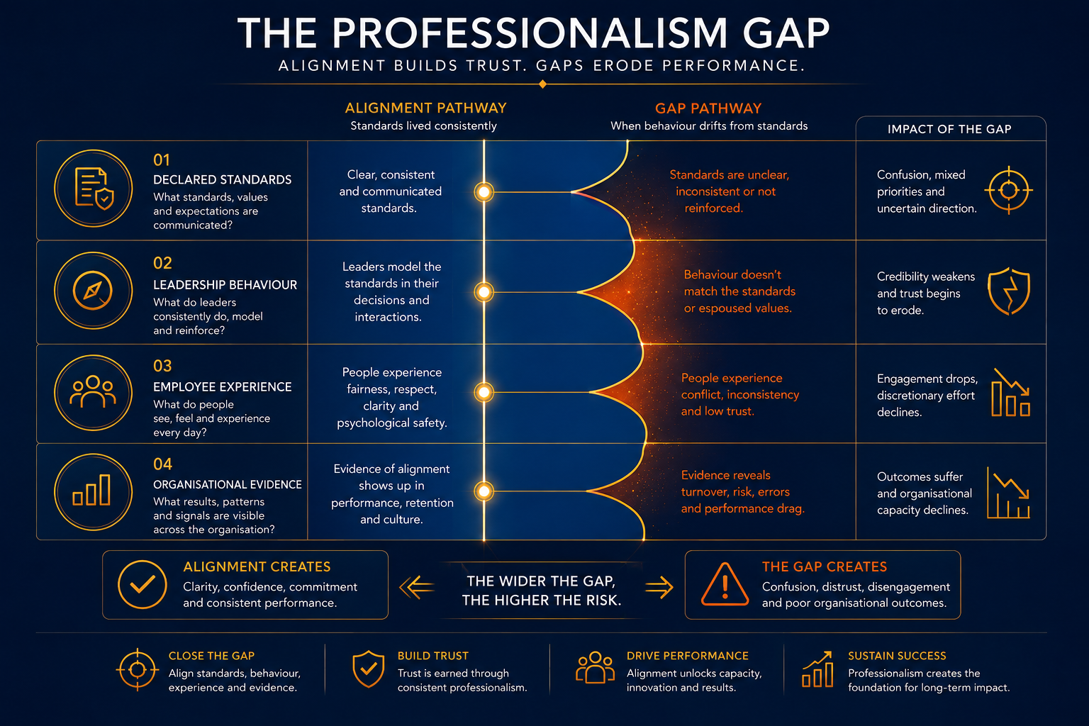 The Professionalism Gap Framework